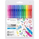 Tombow TwinTone Filzstifte 12 St. Mehrfarbig