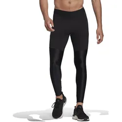 adidas Laufhose Adizero Tight (enganliegend, Schlüsseltasche, reflektierend) lang schwarz Herren