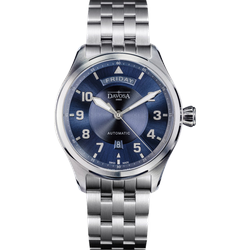 Davosa Pilot Newton Pilot Day-Date Automatic 161.585.40 - blau,silber - 44mm