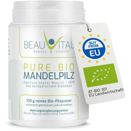 BEAUVITAL Bio Mandelpilz Pulver 100 g