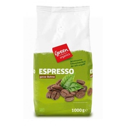 Green Organics Espresso ganze Bohne bio 1kg