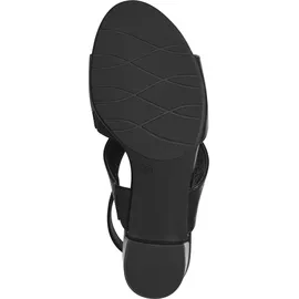 Jana Damen Sandalen mit Absatz Festlich Vegan, Schwarz (Black), 39 EU