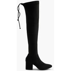 Overknee - Damen - schwarz