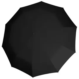 Doppler Carbonsteel Long Automatic Black - Large Canopy - Robuster Rahmen, schwarz,