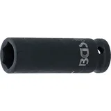 BGS Kraft-Steckschlüssel-Einsatz Sechskant, tief Antrieb Innenvierkant 12,5 mm SW 17 mm