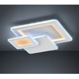 WOFI 11860 – Dimmbare LED-Deckenleuchte MOLA LED/36W/230V 3000-5500K + Fernbedienung - Weiß