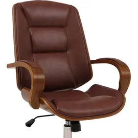 Mendler HWC-O83 Kunstleder Rotbraun