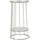 Natur24 Couchtisch, Silber, Metall, Stein, 40x76x40 cm, Wohnzimmer, Wohnzimmertische, Couchtische