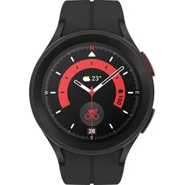 Samsung Galaxy Watch5 Pro Black Titanium 45 mm BT D-Buckle Sport Band Black M/L