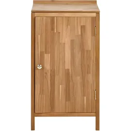 Beliani Outdoor-Küchenschrank Venosa Braun