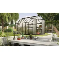 Vitavia Gewächshaus Uranus 9900 Schwarz 9,9 m2 inkl. Fundament