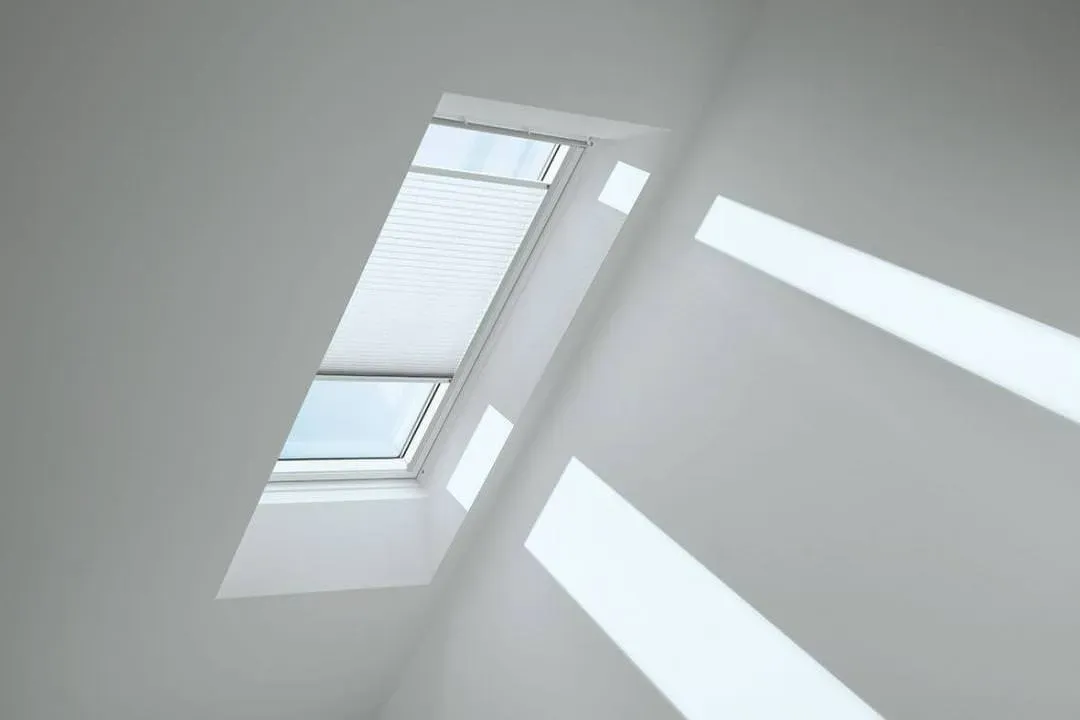 VELUX Standard-Plissee FSL P04 1259K Hellbeige, alu Schiene, Standard