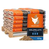 Heizfuxx Holzpellets 15 kg x 20 Sack 300 kg Palette