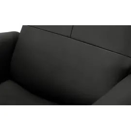 Hukla Relaxsessel Yuna Leder 78 x 88 x 82 cm Schwarz mit Relax-Funktion