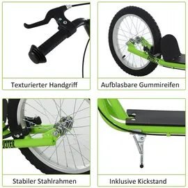 Homcom Scooter Kinderroller Grün