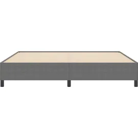 vidaXL Boxspringbett 200 x 200 cm Hellgrau