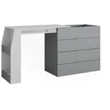 Vicco Schreibtisch Iva Grau