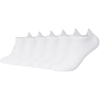 CAMANO Sneakersocken 6er Pack Weiß 43-46
