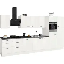 OPTIFIT Küchenzeile Cara 400 cm weiß