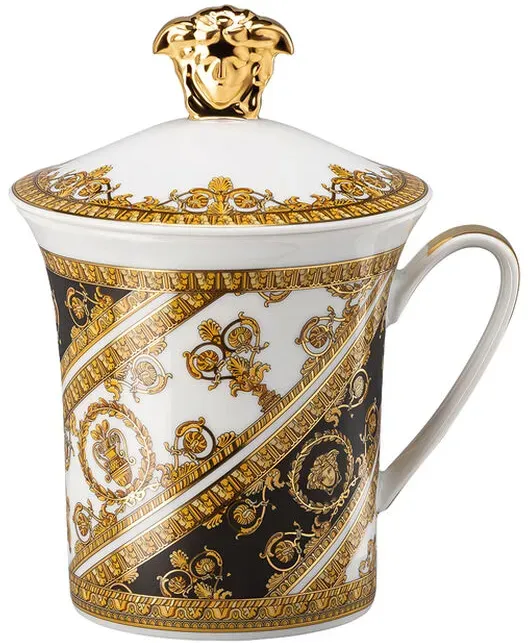 Versace Rosenthal 30 Jahre Becher Kollektion I Love Barock becher mit Deckel