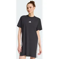 adidas Shirtkleid Schwarz/Weiß S