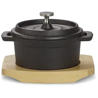 Echtwerk Mini-Kochtopf Bräter Ø 10 cm rund