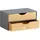 KESPER Organizer 2 Schubladen 27 x 16 x 14 cm Grau/Natur