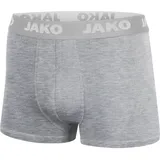 JAKO Boxershort Basic 2er Pack (Grau / Größe S / Unisex)