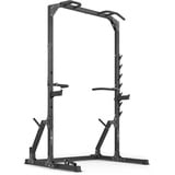 Squat Half-Rack mit Klimmzugstange mit Rack und Dip-Station + Landminenaufsatz MS-U115 2.0 - Marbo Sport