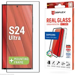 E.V.I. Displex Panzerglas + Schutzhülle für Samsung Galaxy S24 Ultra, Eco-Montag
