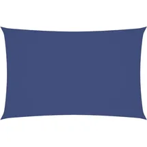 vidaXL Sonnensegel Oxford-Gewebe Rechteckig 2 x 5 m Blau