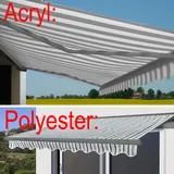 Mendler Kassettenmarkise T122 400 x 300 cm grau