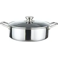 Cheffinger Edelstahl Wabenstruktur Kochtopf Induktion Ø28cm Topf Pfanne
