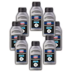 8x 250ml LIQUI MOLY 21155 Bremsflüssigkeit DOT 4 Bremse Flüssigkeit Brake Fluid