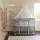 Waldin Babybett OWAL Kinderbett 7in1 mit Matratze, mitwachsendes Kinder-Bett