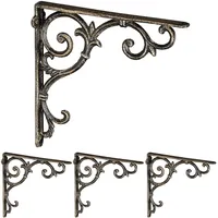 Relaxdays Regalwinkel 4er Set 24,5 x 4 x 24,5 cm