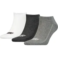 Levi's Sneakersocken 3 Paar Grau/Schwarz/Weiß 39-42