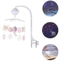 Chipolino Musikmobile Bluetooth-Funktion Projektor Plüschfiguren Universalklemme pink