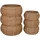 House Nordic Aufbewahrungskorb Sarbas rund 35 x 35 x 45 cm beige