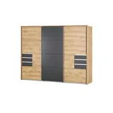 Sconto Schwebetürenschrank ¦ holzfarben ¦ Maße (cm): B: 273 H: 213 T: 64.0