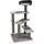 Goplus Katzentreppe 3-stufige 93 cm Grau