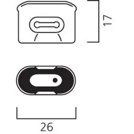 Sylvania LED Linienlampe 30cm S14s 35 W warmweiß