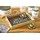 Zeller Tablett Bon Appetit 40 x 30 cm Holz Grau Anthrazit