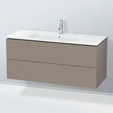 Duravit Waschtischunterschrank 2 Auszüge 122 x 55 x 48,1 cm Grau