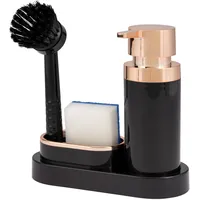 bremermann Spülbecken-Organizer onesize  schwarz-Rosegold