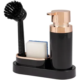 bremermann Spülbecken-Organizer onesize  schwarz-Rosegold