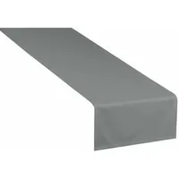 Tom Tailor Tischläufer Edelstahl, 50x0.5x150 cm, Oeko-Tex® Standard 100,
