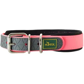 Hunter Convenience Comfort Hundehalsband Neonpink 45