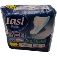 IASI Men Medium Level 2, Einlagen für leichten männlichen Harnverlust, 10 Stück