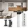 Vicco Apothekerschrank 30 cm 30 x 206,8 x 58 cm Weiß
